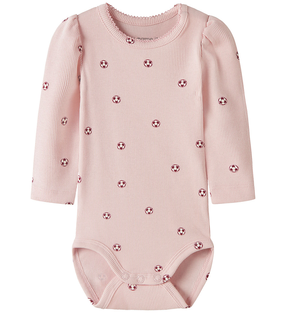 Name It Body l/ä - Rib - NbfHaball - Lotus m. Fußbälle - Name It - 1½ Jahre (86) - Body L/Ä von Name It