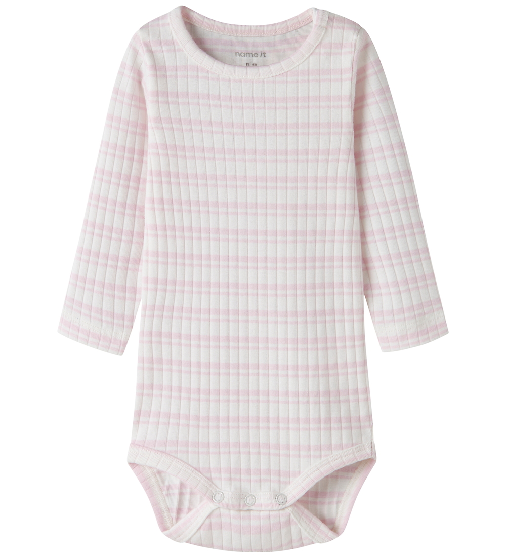 Name It Body l/ä - Rib - NbfHutla - Cradle Pink - Name It - 68 - Body L/Ä von Name It