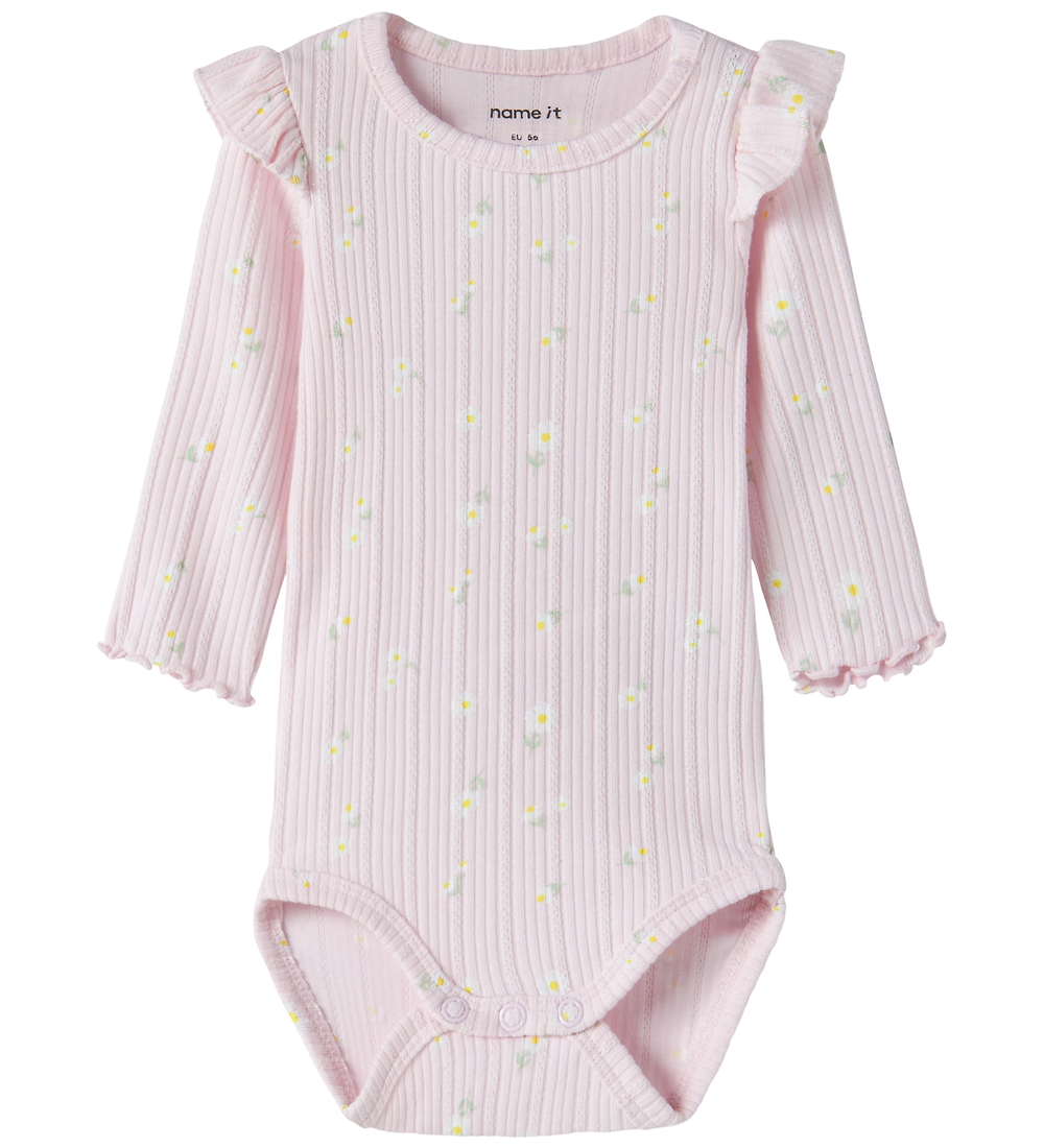Name It Body l/ä - Rib - NbfJelly - Cradle Pink - Name It - 62 - Body L/Ä von Name It