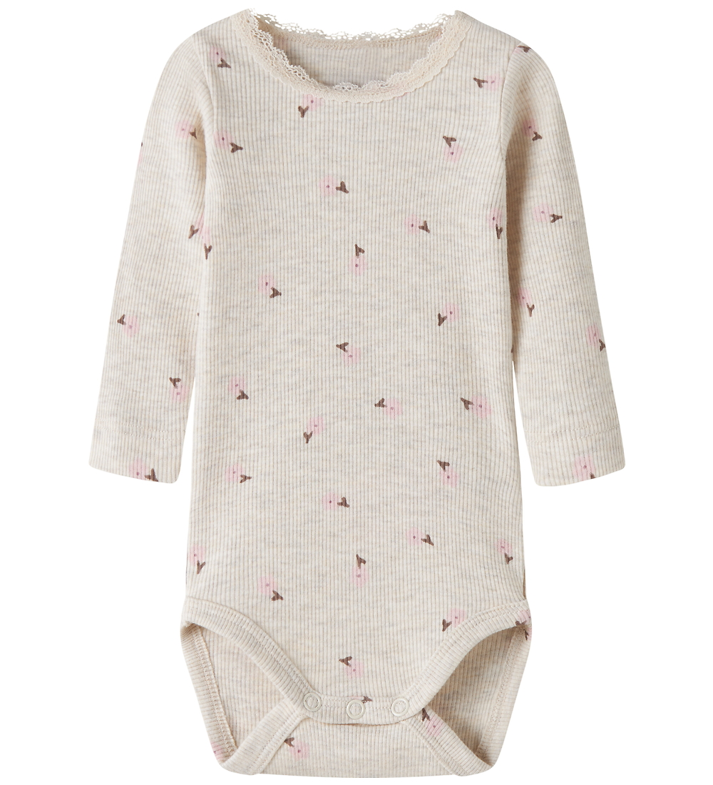 Name It Body l/ä - Rib - NbfLaurel - Peyote-Mischung - Name It - 1 Jahr (80) - Body L/Ä von Name It