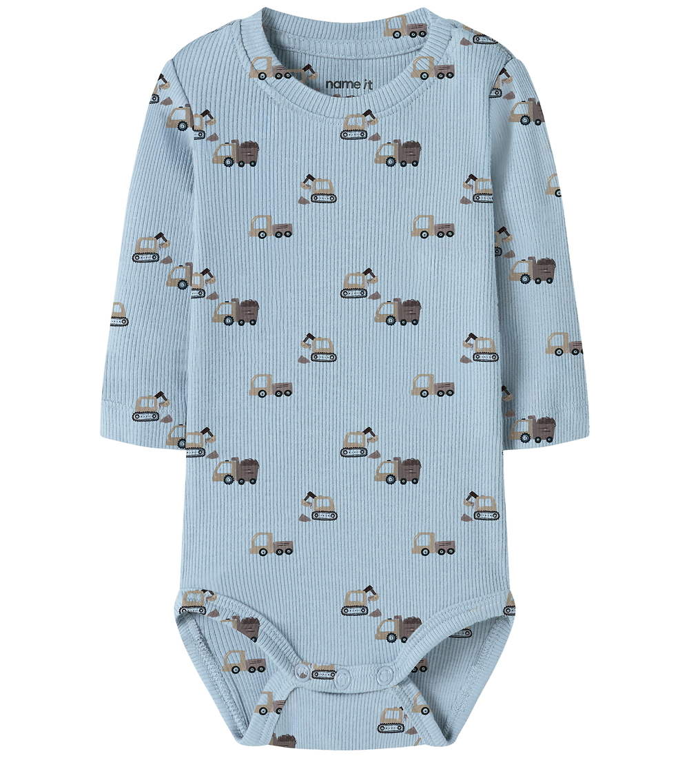 Name It Body l/ä - Rib - NbmOffice - Ashley Blue - Name It - 62 - Body L/Ä Name It Body l/ä - Rib - NbmOffice - Ashley Blue - Name It - 62 - Body L/Ä von Name It