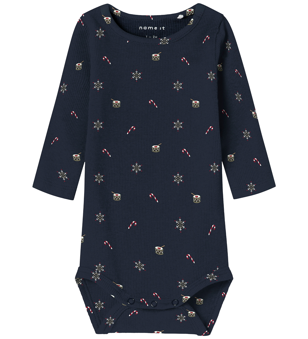 Name It Body l/ä - Rib - NbnRoko - Navy Blazer - Name It - 50 - Body L/Ä von Name It