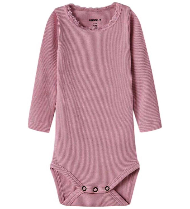 Name It Body l/ä - Rib - Noos - NbfKab - Flieder - Name It - 1 Jahr (80) - Body L/Ä von Name It