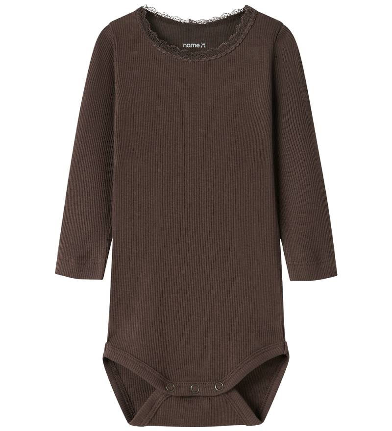Name It Body l/ä - Rib - Noos - NbfKab - Französischer Braten - Name It - 1 Jahr (80) - Body L/Ä von Name It
