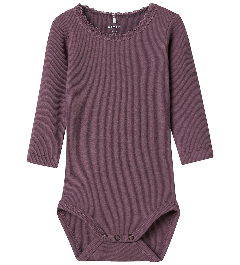 Name It Body l/ä - Rib - Noos - NbfKab - Wild Ginger - Name It - 1 Jahr (80) - Body L/Ä von Name It
