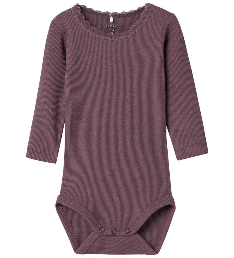 Name It Body l/ä - Rib - Noos - NbfKab - Wild Ginger - Name It - 2 Jahre (92) - Body L/Ä von Name It