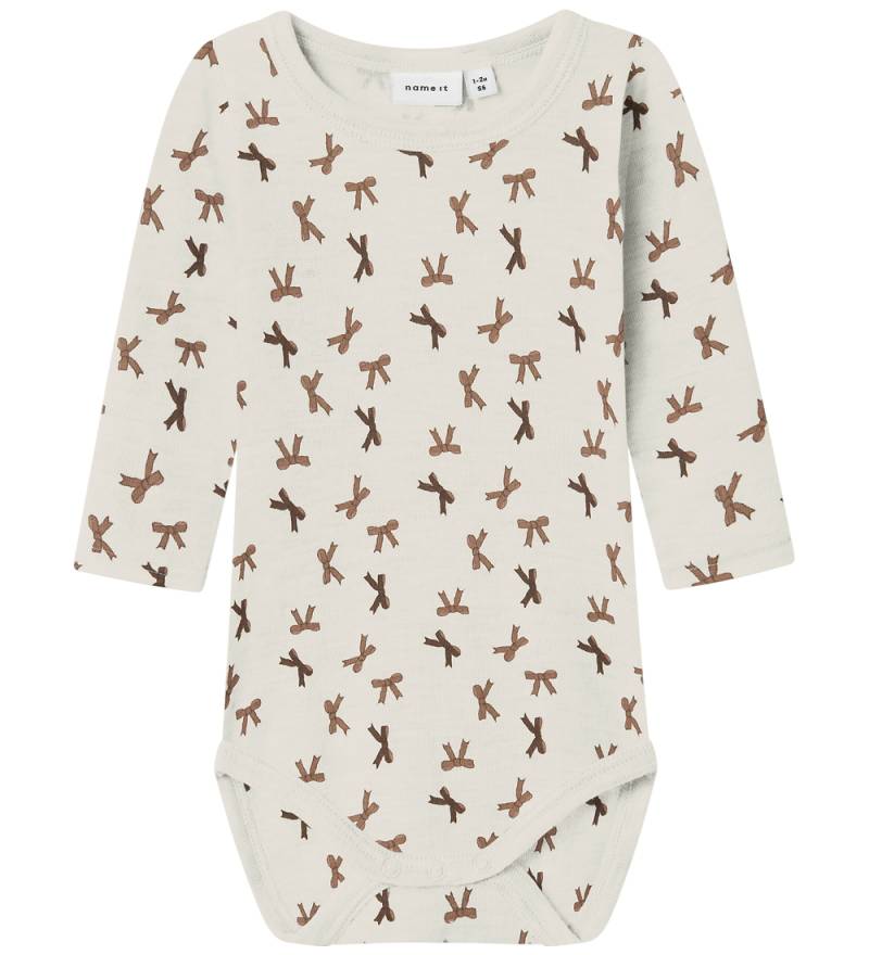 Name It Body l/ä - Wolle - NbfWang - Snow White/Bögen - Name It - 50 - Body L/Ä Name It Body l/ä - Wolle - NbfWang - Snow White/Bögen - Name It - 50 - Body L/Ä von Name It