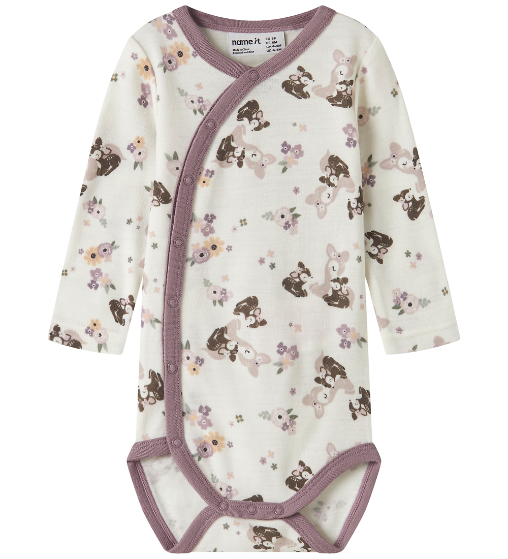 Name It Body l/ä - Wolle - NbfWillit - Snow White/BAMBI + BLUMEN - Name It - 62 - Body L/Ä Name It Body l/ä - Wolle - NbfWillit - Snow White/BAMBI + BLUMEN - Name It - 62 - Body L/Ä von Name It