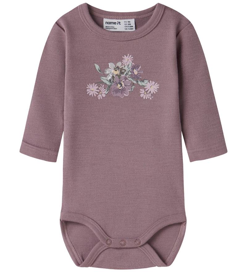 Name It Body l/ä - Wolle - NbfWillitus - Fliegenpilz/Flower Bouq - Name It - 56 - Body L/Ä Name It Body l/ä - Wolle - NbfWillitus - Fliegenpilz/Flower Bouq - Name It - 56 - Body L/Ä von Name It