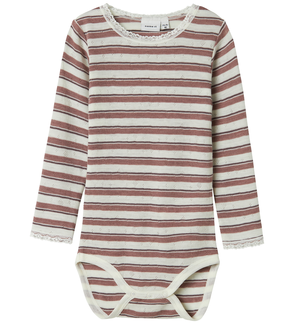 Name It Body l/ä - Wolle - NmfWang - Geweih/Snow White - Name It - 3 Jahre (98) - Body L/Ä von Name It