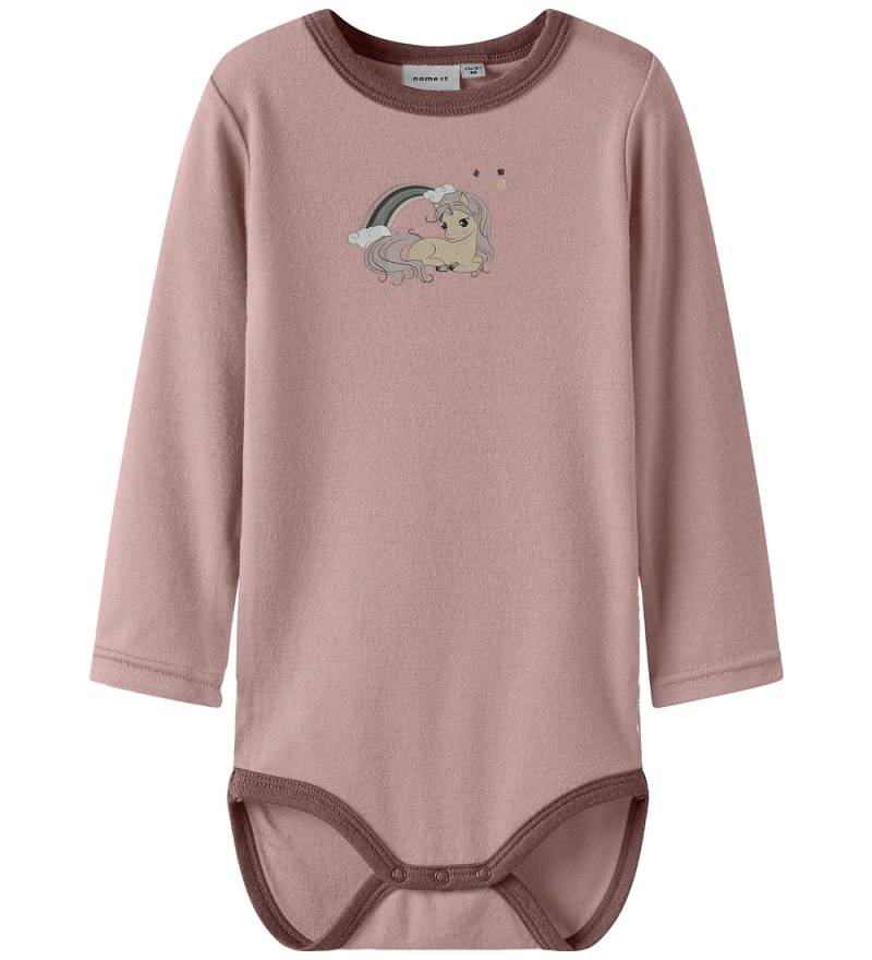 Name It Body l/ä - Wolle - NmfWillit - Geweih/Unicorn - Name It - 3 Jahre (98) - Body L/Ä von Name It