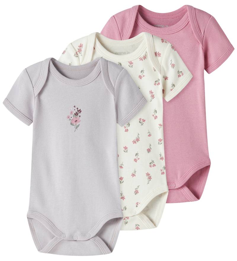 Name It Bodys k/ä - 3er-Pack - Noos - NbfBody - Jet Stream/w/Lil - Name It - 68 - Body K/Ä Name It Bodys k/ä - 3er-Pack - Noos - NbfBody - Jet Stream/w/Lil - Name It - 68 - Body K/Ä von Name It