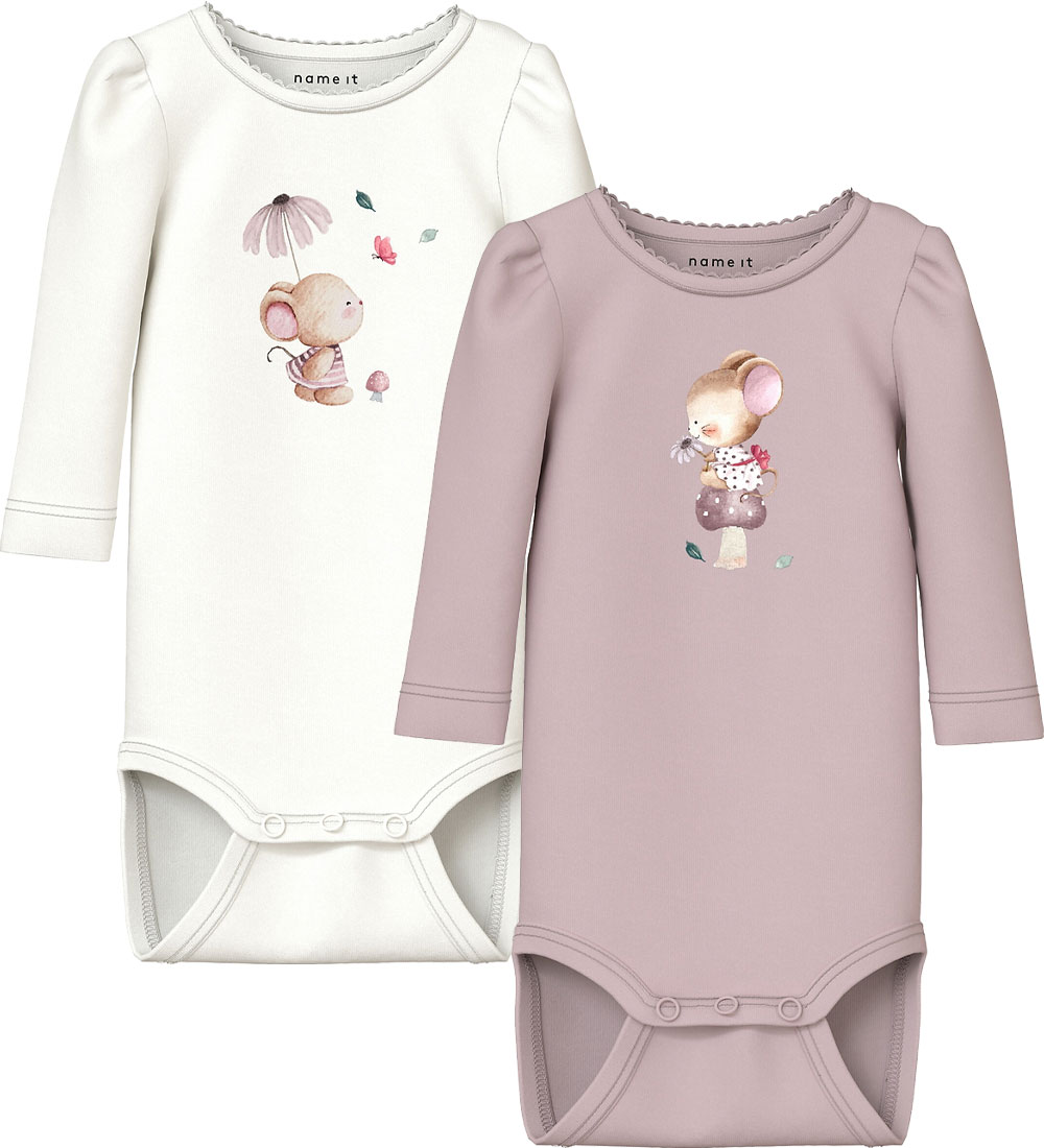 Name It Bodys l/ä - NbfLotus - 2er-Pack - Cloud Tänzer/Verblende - Name It - 68 - Body L/Ä Name It Bodys l/ä - NbfLotus - 2er-Pack - Cloud Tänzer/Verblende - Name It - 68 - Body L/Ä von Name It