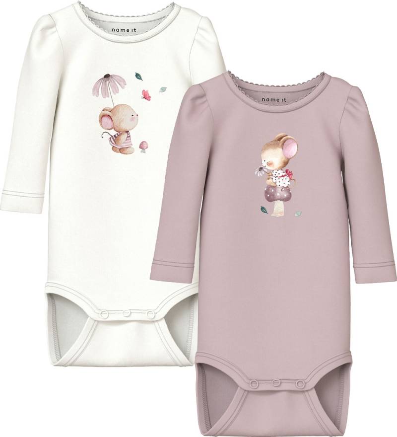Name It Bodys l/ä - NbfLotus - 2er-Pack - Cloud Tänzer/Verblende - Name It - 68 - Body L/Ä Name It Bodys l/ä - NbfLotus - 2er-Pack - Cloud Tänzer/Verblende - Name It - 68 - Body L/Ä von Name It