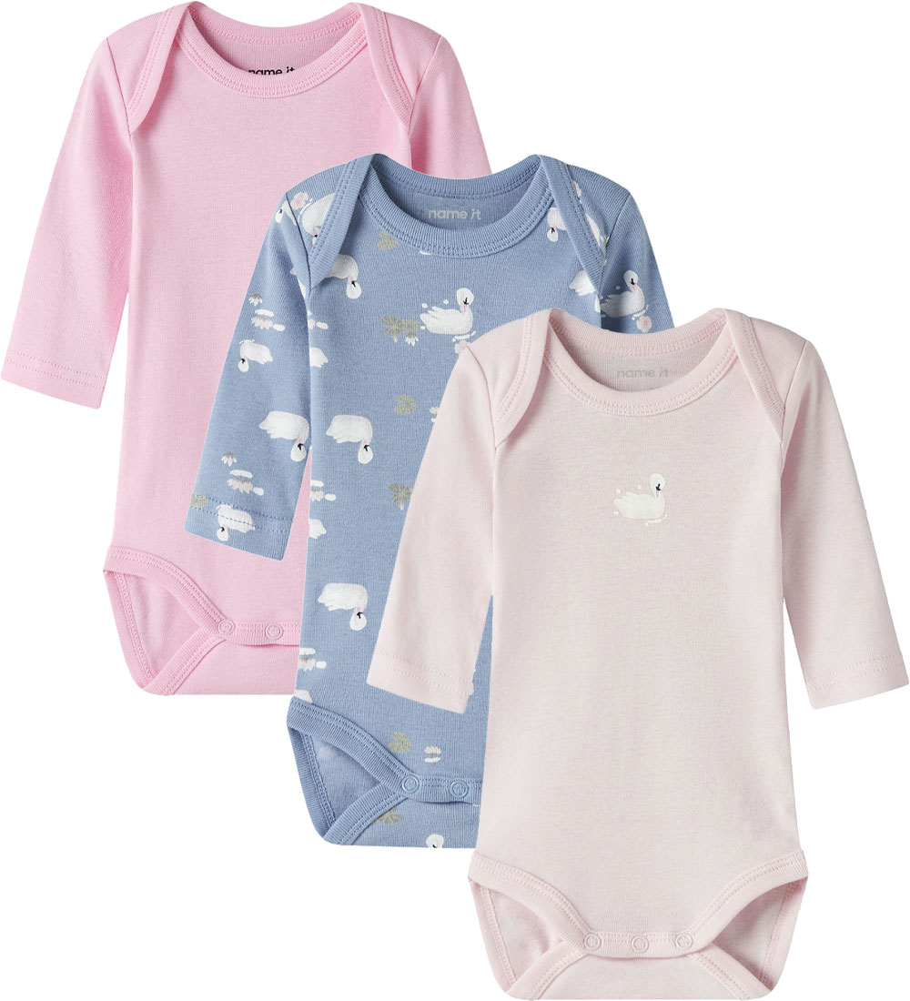 Name It Bodys l/ä - Noos - NbfBody - 3er-Pack - Endlos Sky/W/Bal - Name It - 56 - Body L/Ä Name It Bodys l/ä - Noos - NbfBody - 3er-Pack - Endlos Sky/W/Bal - Name It - 56 - Body L/Ä von Name It