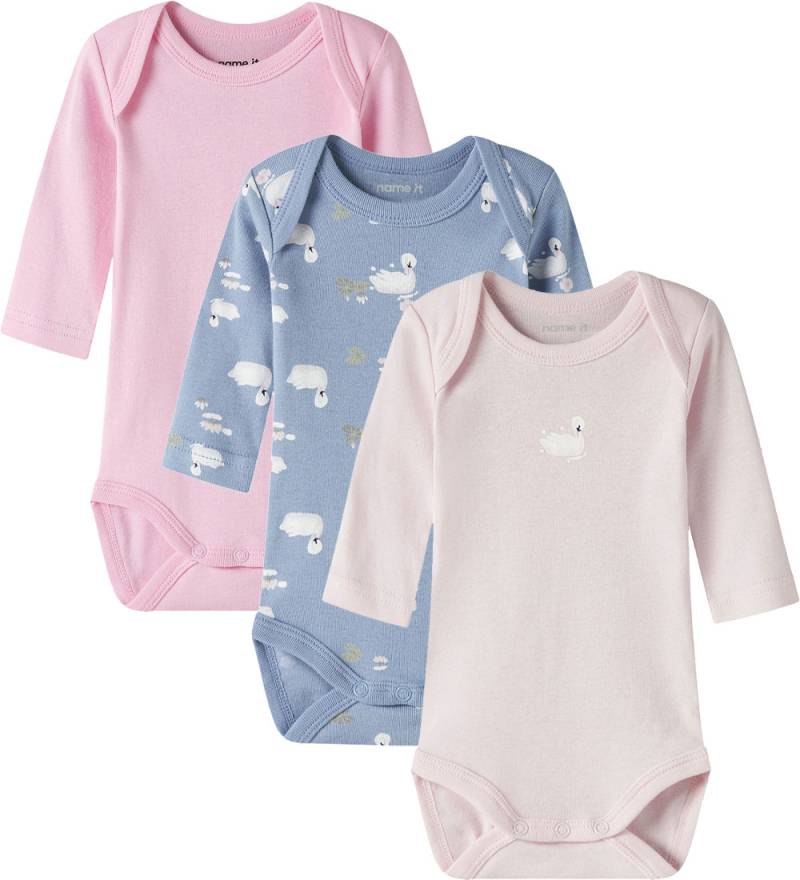Name It Bodys l/ä - Noos - NbfBody - 3er-Pack - Endlos Sky/W/Bal - Name It - 56 - Body L/Ä Name It Bodys l/ä - Noos - NbfBody - 3er-Pack - Endlos Sky/W/Bal - Name It - 56 - Body L/Ä von Name It