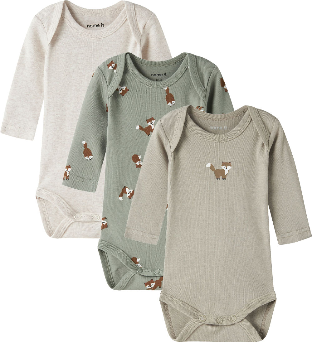 Name It Bodys l/ä - Noos - NbmBody - 3er-Pack - Shadow/W/Alumini - Name It - 50 - Body L/Ä Name It Bodys l/ä - Noos - NbmBody - 3er-Pack - Shadow/W/Alumini - Name It - 50 - Body L/Ä von Name It