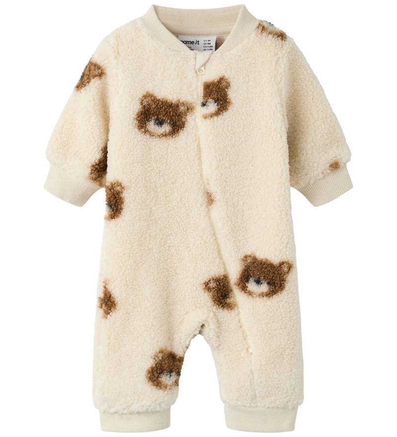 Name It Fleeceanzug - Teddy - NbmOrlaj - Birch m. Kuscheltiere - Name It - 68 - Fleeceanzüge Name It Fleeceanzug - Teddy - NbmOrlaj - Birch m. Kuscheltiere - Name It - 68 - Fleeceanzüge von Name It