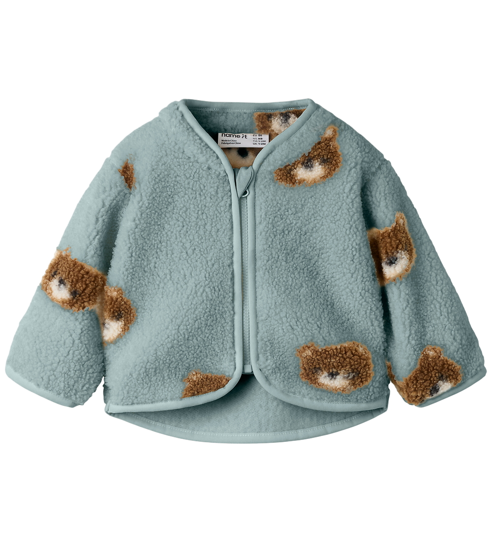 Name It Fleecejacke - Teddy - NbmOrlaj - Abyss m. Kuscheltiere - Name It - 68 - Fleecejacken Name It Fleecejacke - Teddy - NbmOrlaj - Abyss m. Kuscheltiere - Name It - 68 - Fleecejacken von Name It