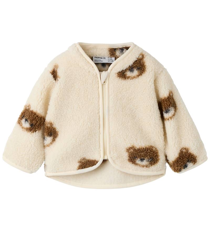 Name It Fleecejacke - Teddy - NbmOrlaj - Birch m. Kuscheltiere - Name It - 62 - Fleecejacken Name It Fleecejacke - Teddy - NbmOrlaj - Birch m. Kuscheltiere - Name It - 62 - Fleecejacken von Name It