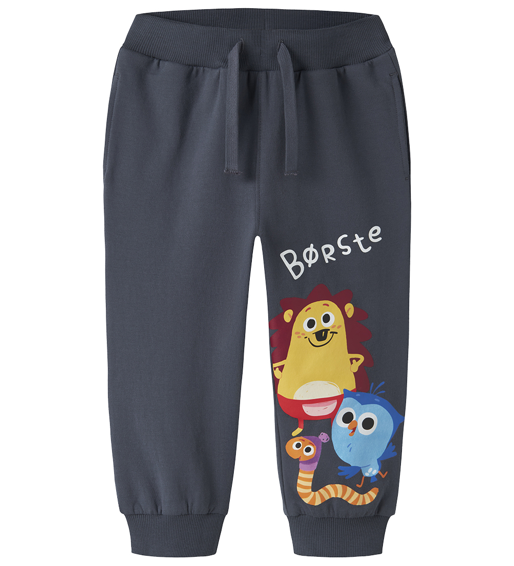 Name It Jogginghosen - NmmAban - Pinsel - Ombre Blue - Name It - 4 Jahre (104) - Jogginghosen von Name It