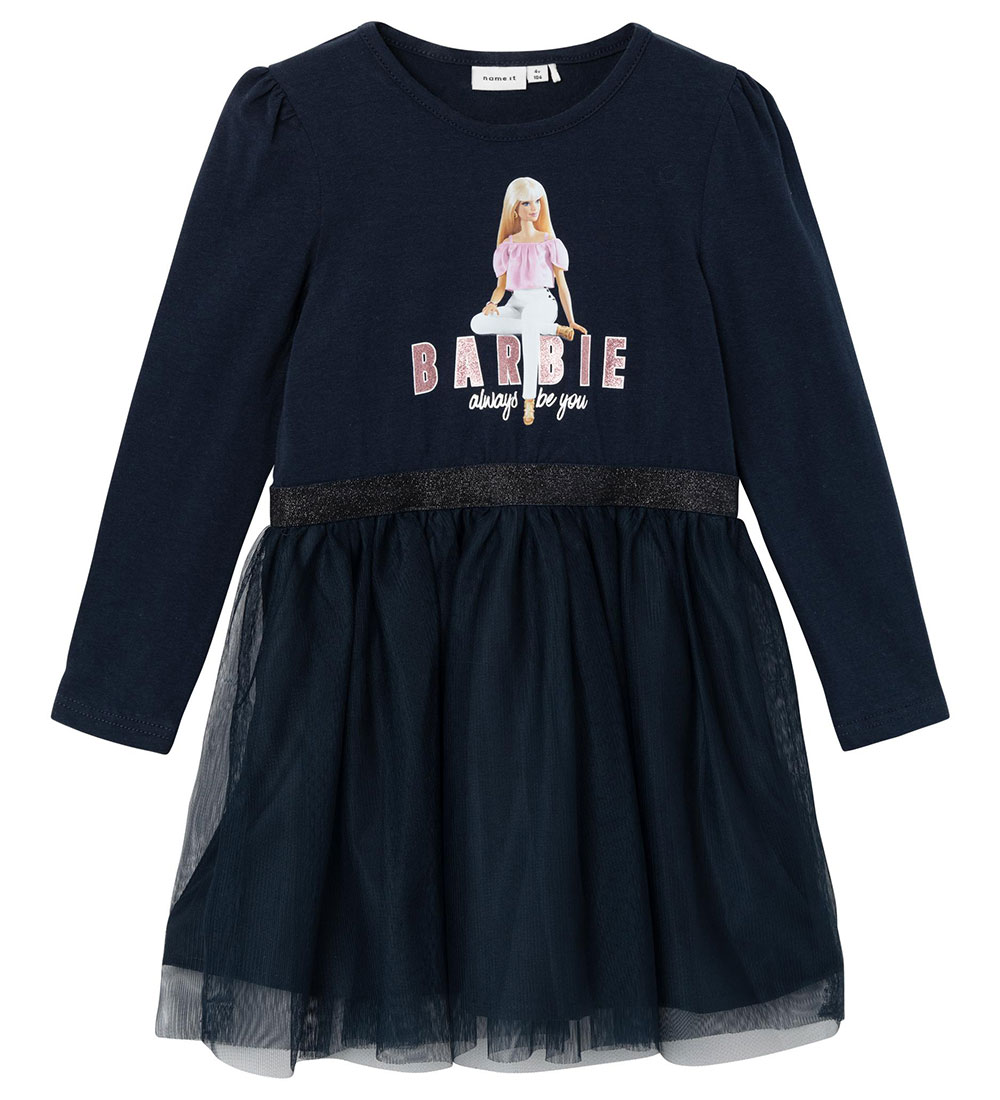Name It Kleid - NmfJetinna Barbie - Dark Sapphire - Name It - 1½ Jahre (86) - Kleider von Name It
