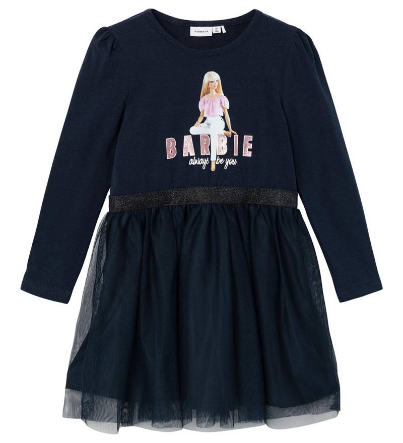 Name It Kleid - NmfJetinna Barbie - Dark Sapphire - Name It - 2 Jahre (92) - Kleider von Name It