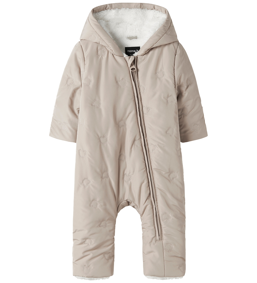 Name It Overall m. Fleece - NbnMasoft - Reines Kaschmir m. Kusch - Name It - 50/56 - Overalls von Name It