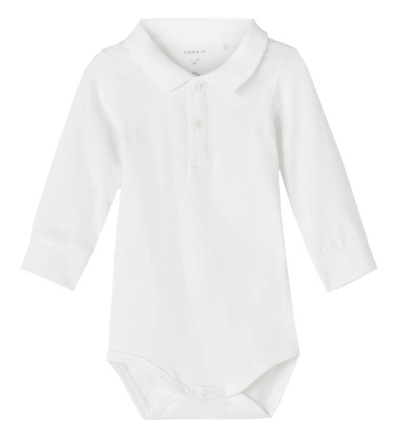 Name It Polo-Karosserie l/ä - NbmHolger - Bright White - Name It - 2 Jahre (92) - Body L/Ä von Name It
