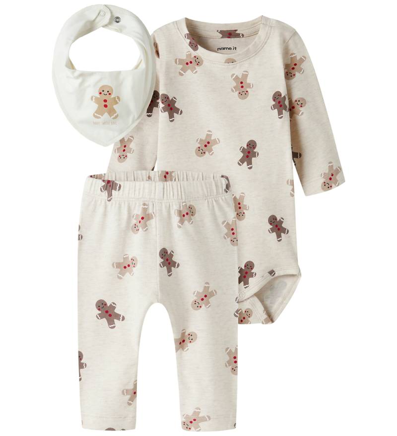 Name It Set - Body l/ä/Hosen/Lätzchen - NbnDabba - Peyote Melan - Name It - 56 - Body L/Ä Name It Set - Body l/ä/Hosen/Lätzchen - NbnDabba - Peyote Melan - Name It - 56 - Body L/Ä von Name It