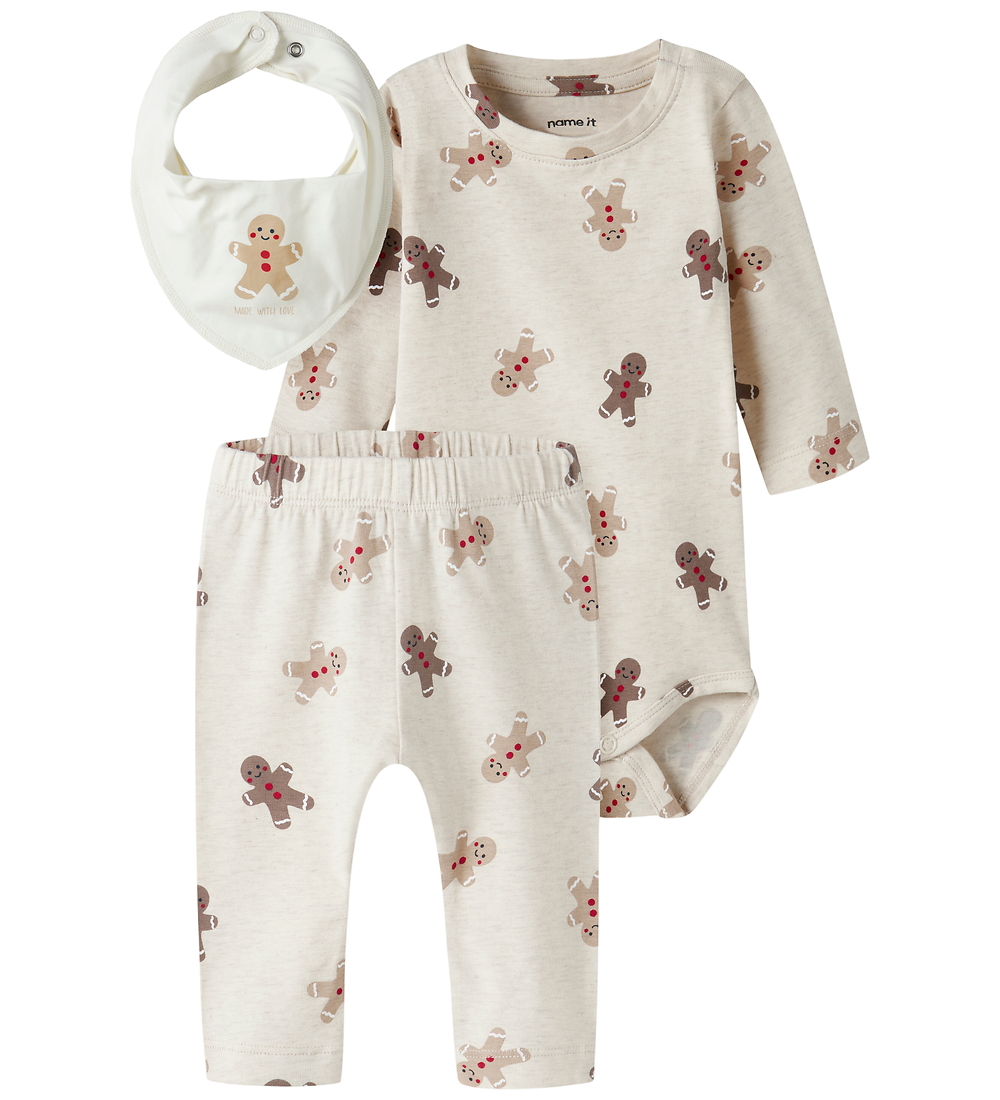 Name It Set - Body l/ä/Hosen/Lätzchen - NbnDabba - Peyote Melan - Name It - 74 - Body L/Ä Name It Set - Body l/ä/Hosen/Lätzchen - NbnDabba - Peyote Melan - Name It - 74 - Body L/Ä von Name It