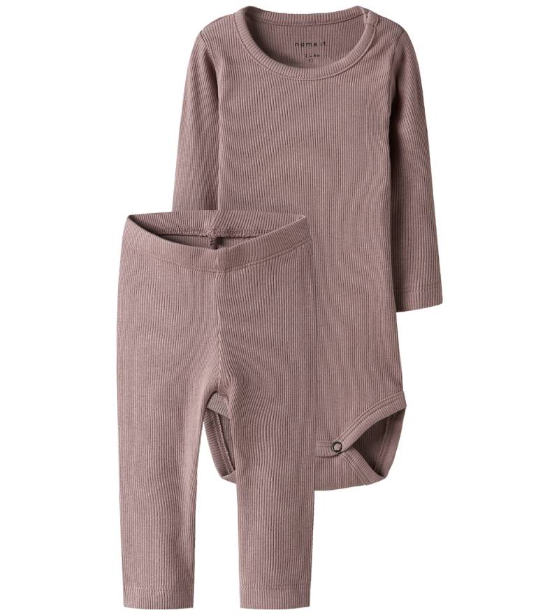 Name It Set - Body l/ä/Leggings - Deauville Mauve/DEAUVILLE MA - Name It - 68 - Body L/Ä Name It Set - Body l/ä/Leggings - Deauville Mauve/DEAUVILLE MA - Name It - 68 - Body L/Ä von Name It