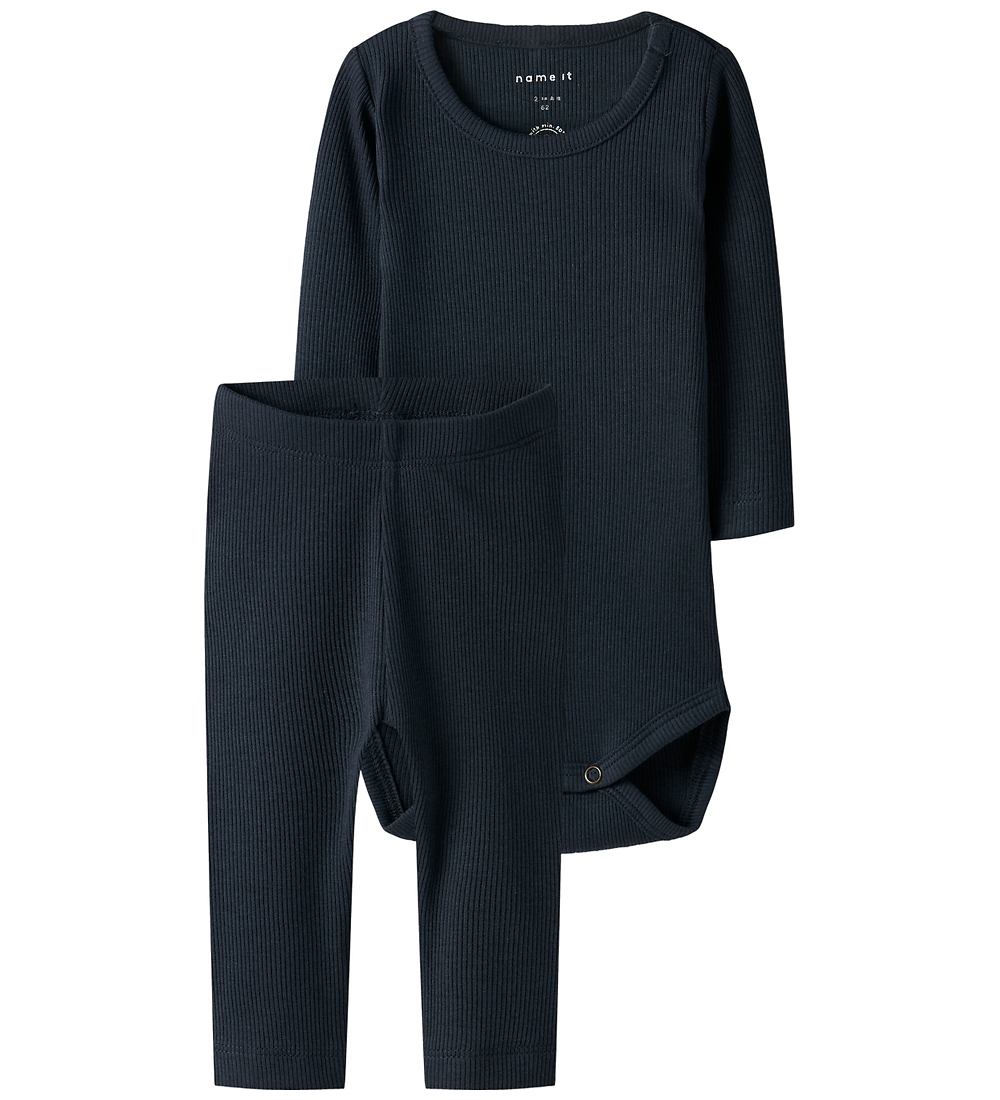 Name It Set - Body l/ä/Leggings - Noos - NbnKab - Dark Sapphire - Name It - 50 - Body L/Ä Name It Set - Body l/ä/Leggings - Noos - NbnKab - Dark Sapphire - Name It - 50 - Body L/Ä von Name It