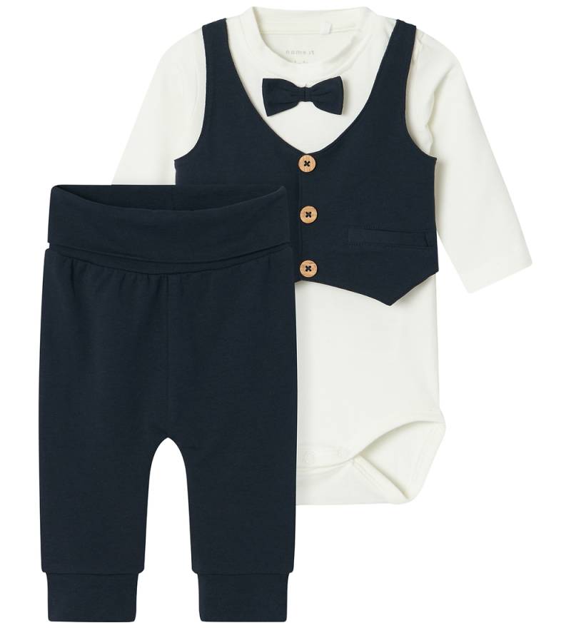 Name It Set - NbmAdam - Dark Sapphire/Solid Hypothek - Name It - 1 Jahr (80) - Body L/Ä von Name It
