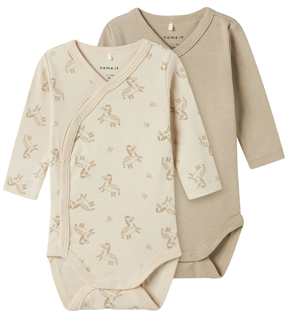 Name It Wickel Bodys l/ä - Noos - NbnBody - 2er-Pack - Rainy Day - Name It - 50 - Body L/Ä Name It Wickel Bodys l/ä - Noos - NbnBody - 2er-Pack - Rainy Day - Name It - 50 - Body L/Ä von Name It