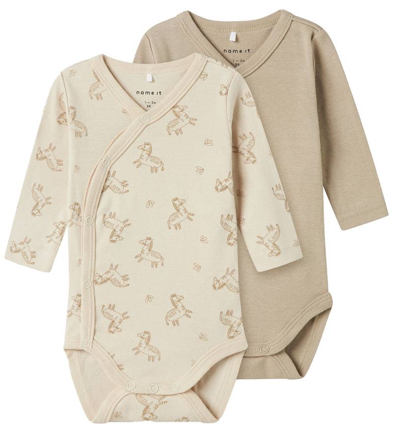 Name It Wickel Bodys l/ä - Noos - NbnBody - 2er-Pack - Rainy Day - Name It - 74 - Body L/Ä Name It Wickel Bodys l/ä - Noos - NbnBody - 2er-Pack - Rainy Day - Name It - 74 - Body L/Ä von Name It