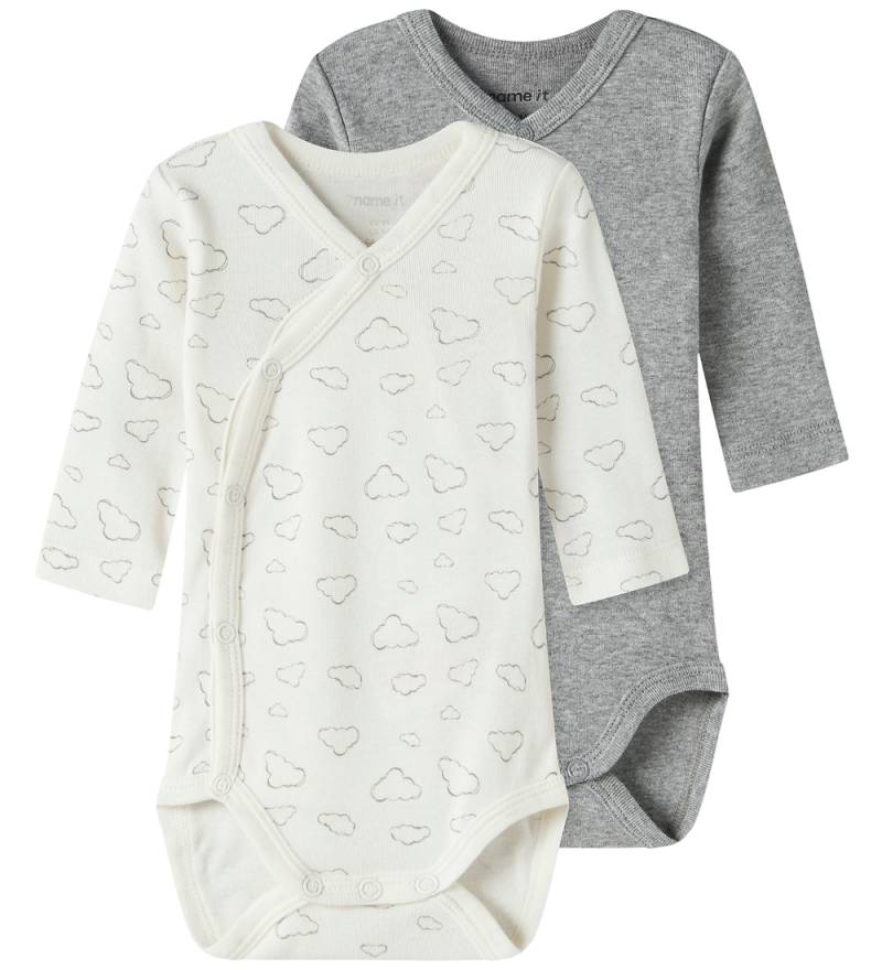 Name It Wickelbody l/ä - Noos - 2er-Pack - Jet Stream/Grey Me - Name It - 62 - Body L/Ä Name It Wickelbody l/ä - Noos - 2er-Pack - Jet Stream/Grey Me - Name It - 62 - Body L/Ä von Name It
