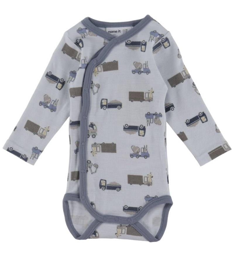 Name It Wickelbody l/ä - Wolle - NbmWillit - Arctic Ice - Name It - 68 - Body L/Ä Name It Wickelbody l/ä - Wolle - NbmWillit - Arctic Ice - Name It - 68 - Body L/Ä von Name It