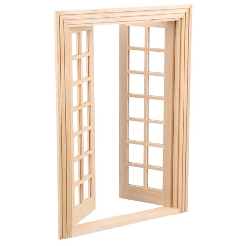 Namvo Mini-Tür, Miniaturm?Bel, 1:12, Miniatur-Holztür, Au?entür und Fenster, 28 Paneele, Mini-unvollendetes Holztürmodell für DIY-Puppenhauszubeh?r Namvo Mini-Tür, Miniaturm?Bel, 1:12, Miniatur-Holztür, Au?entür und Fenster, 28 Paneele, Mini-unvollendetes Holztürmodell für DIY-Puppenhauszubeh?r von Namvo