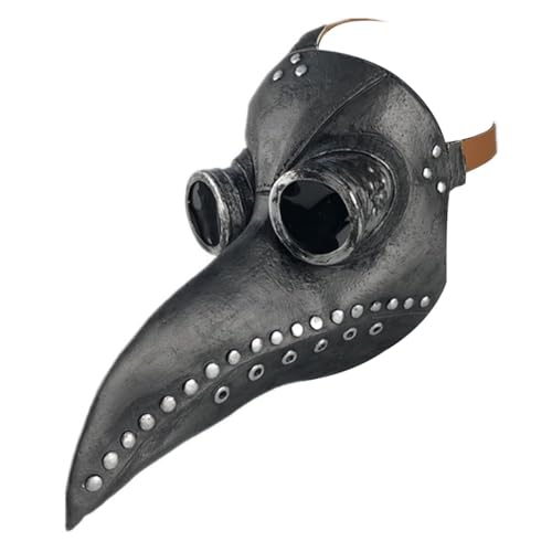 Namvo Schnabelmaske Halloween Mittelalter Pestmaske Pestdoktor Kopfmaske Langnase Vogelschnabelmasken Karneval Horror Steampunk Pestmaske für Karneval Namvo Schnabelmaske Halloween Mittelalter Pestmaske Pestdoktor Kopfmaske Langnase Vogelschnabelmasken Karneval Horror Steampunk Pestmaske für Karneval von Namvo