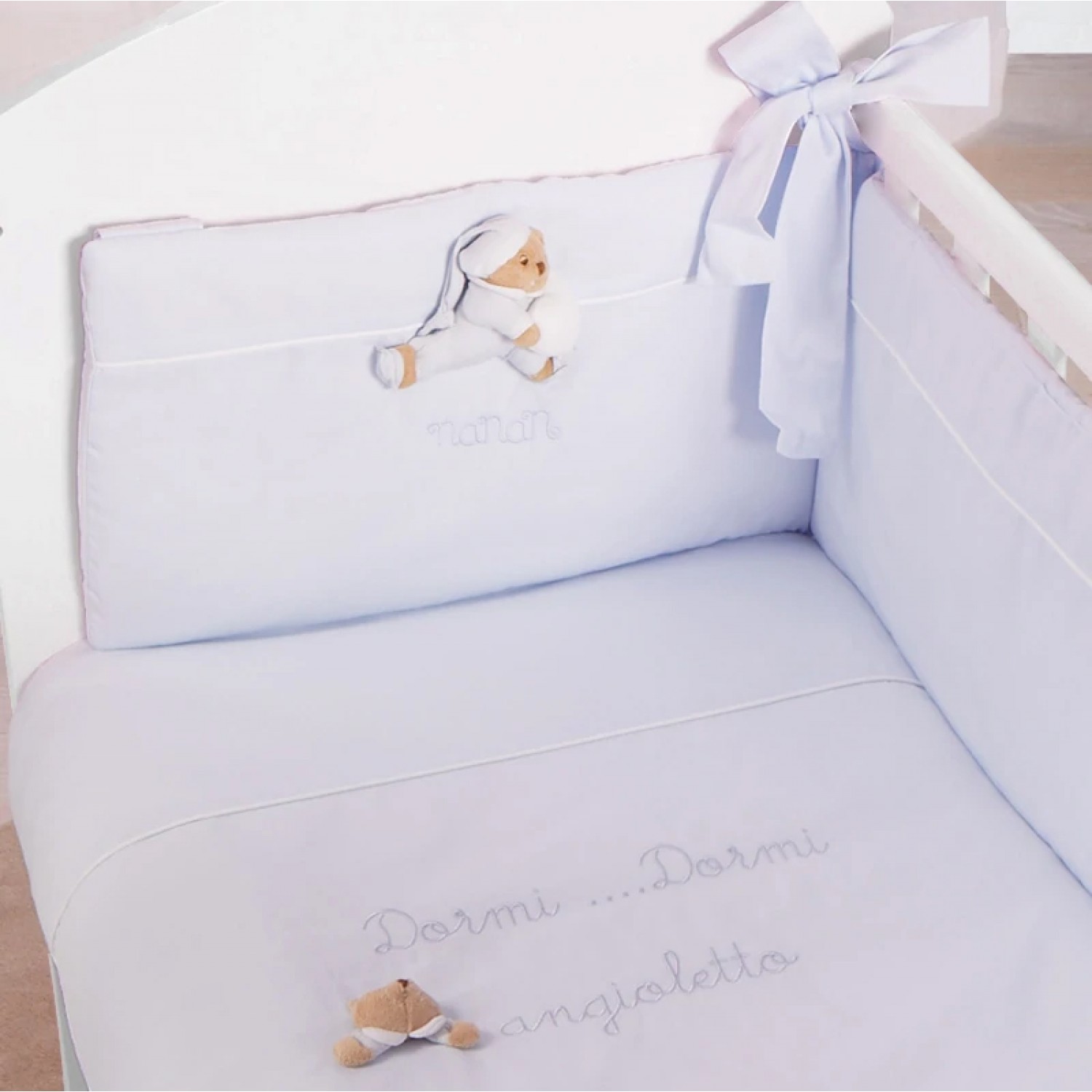 Completo Piumone Nanan Co-Sleeping Puccio Azzurro Completo Piumone Nanan Co-Sleeping Puccio Azzurro von Nanan
