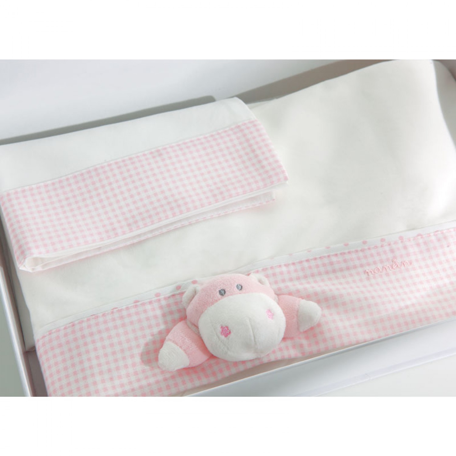 Nanan Bombo Pink Bettlaken Set 3St Nanan Bombo Pink Bettlaken Set 3St von Nanan