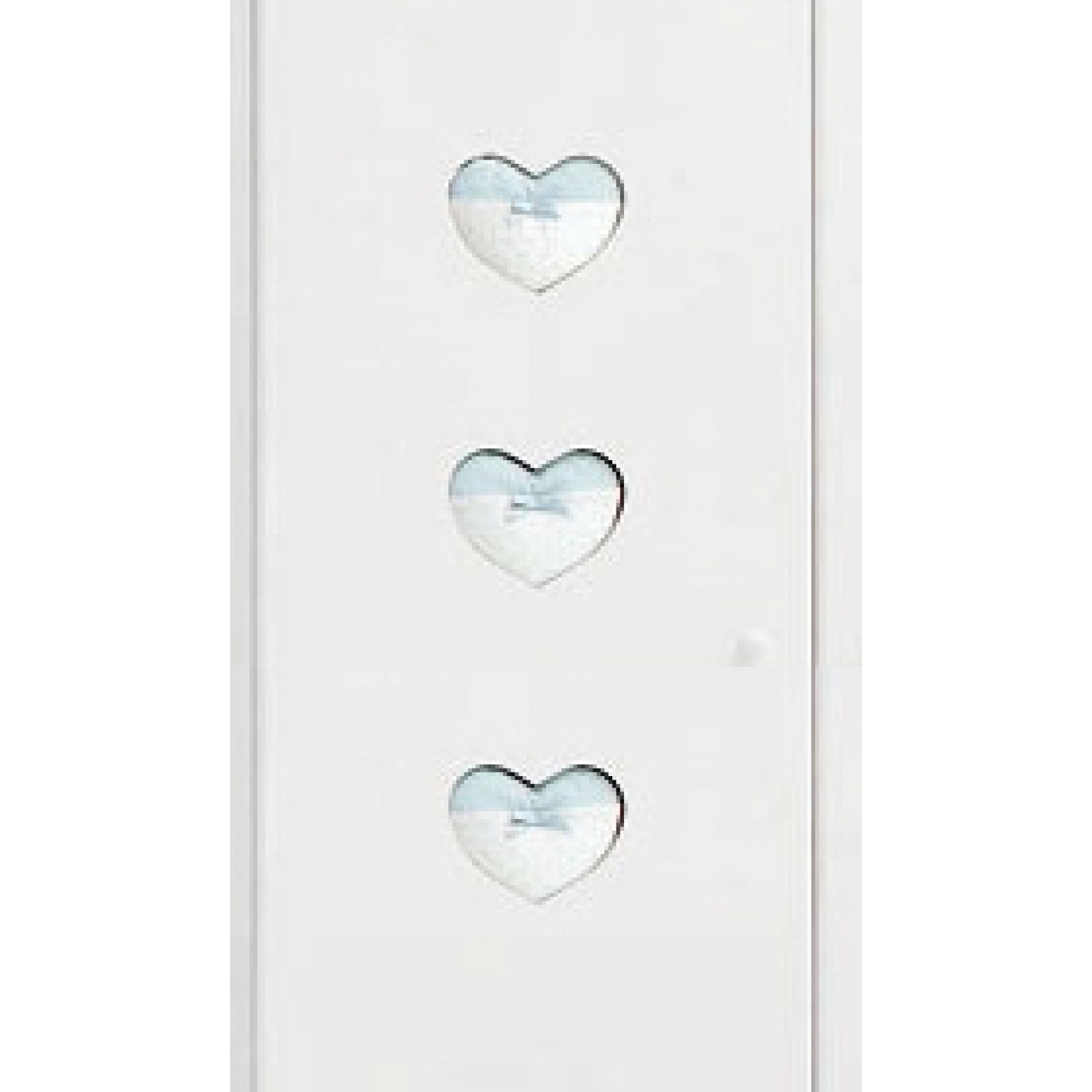 Nanan Padded Hearts Set für Nanna Wardrobe Light Blue 3St Nanan Padded Hearts Set für Nanna Wardrobe Light Blue 3St von Nanan