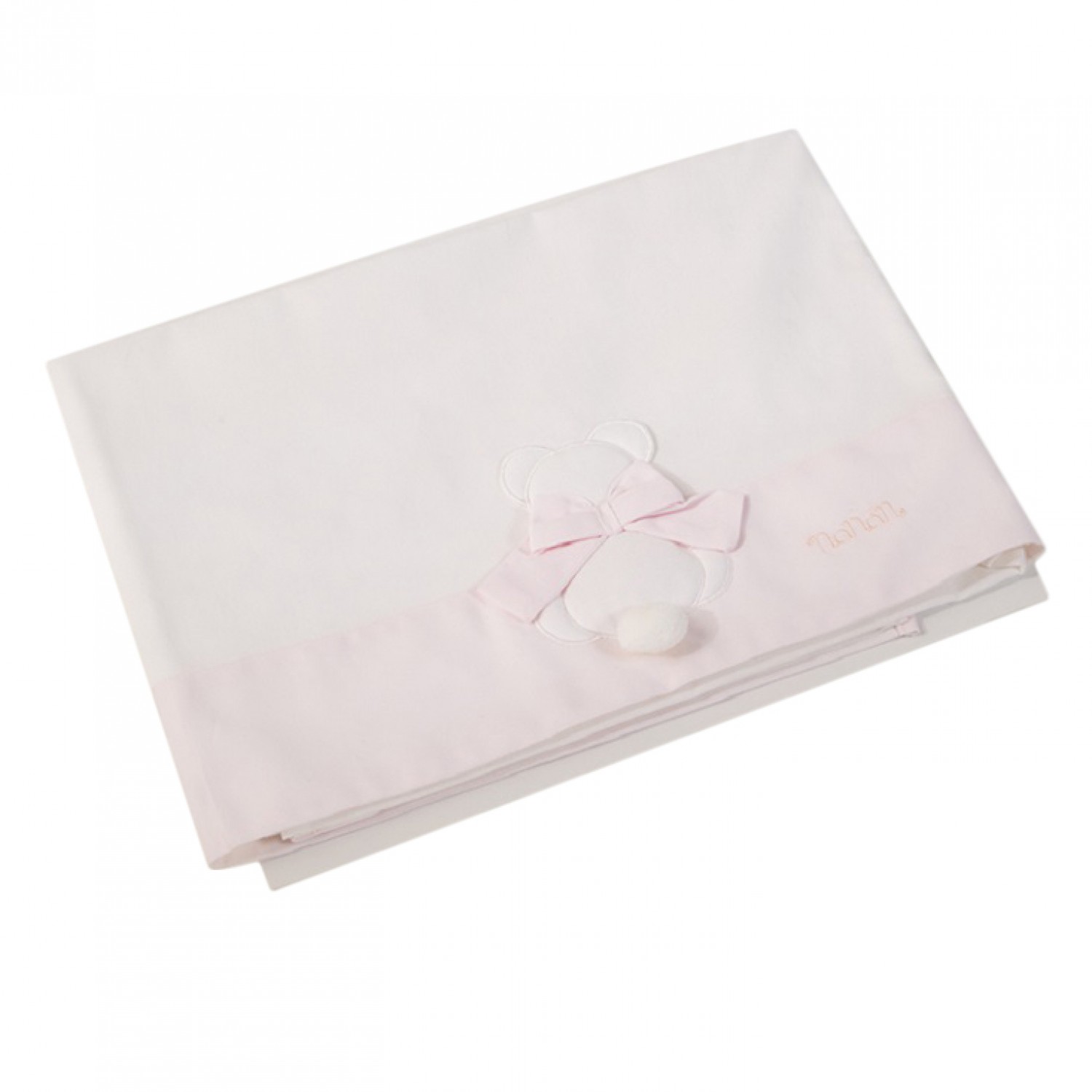 Nanan Sheet Set für Kinderbett 3pcs Pink Bow Nanan Sheet Set für Kinderbett 3pcs Pink Bow von Nanan
