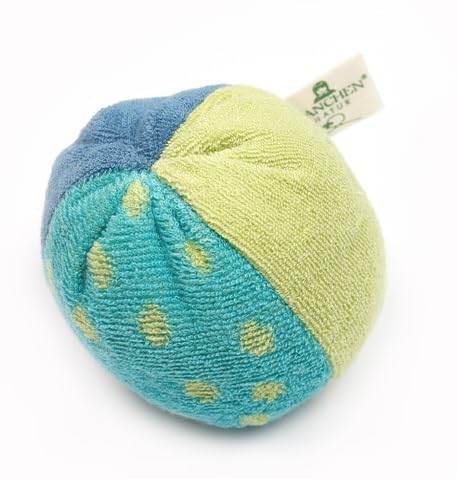 Nanchen Natur, Pünktchenball, grün/blau, ca. 8cm Nanchen Natur, Pünktchenball, grün/blau, ca. 8cm von Nanchen
