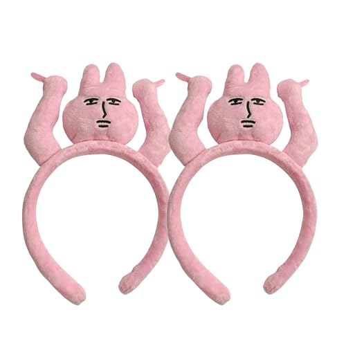 Nankoyal 2 Lustige Plüsch-Haarbänder, hasens-Haarband Mit Clip, Kaninchen-Stofftier, Für jungens Und Mädchen, Halloween-Accessoires Nankoyal 2 Lustige Plüsch-Haarbänder, hasens-Haarband Mit Clip, Kaninchen-Stofftier, Für jungens Und Mädchen, Halloween-Accessoires von Nankoyal