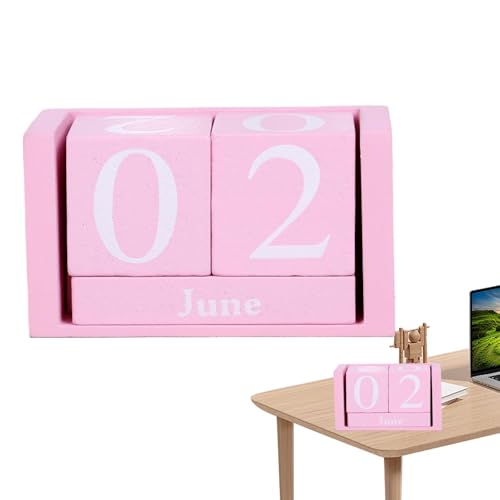 Nankoyal Kalenderblöcke, Schreibtischkalenderblöcke,Tabletop -Kalender | Holzschreibtisch Perpetual Vintage Month Datum Displayblöcke für häusliche Bauernhaus ästhetische rustikale Dekoration Nankoyal Kalenderblöcke, Schreibtischkalenderblöcke,Tabletop -Kalender | Holzschreibtisch Perpetual Vintage Month Datum Displayblöcke für häusliche Bauernhaus ästhetische rustikale Dekoration von Nankoyal