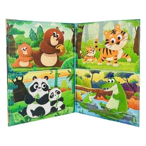 Nankoyal Magnetisches Puzzle Buch - Magnetisches Puzzle Spielzeug - Lernspielzeug Reisespiel Geschenk Für Mädchen von Nankoyal
