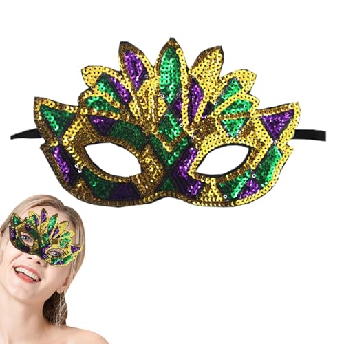 Nankoyal Party Gesichtsbedeckung für Erwachsene - Elegante Kostüm Party Stoff Facepiece mit elastischem Seil - Erwachsene Outfit Dekoration Maske für Fancy Ball Karneval Maskerade Halloween Nankoyal Party Gesichtsbedeckung für Erwachsene - Elegante Kostüm Party Stoff Facepiece mit elastischem Seil - Erwachsene Outfit Dekoration Maske für Fancy Ball Karneval Maskerade Halloween von Nankoyal