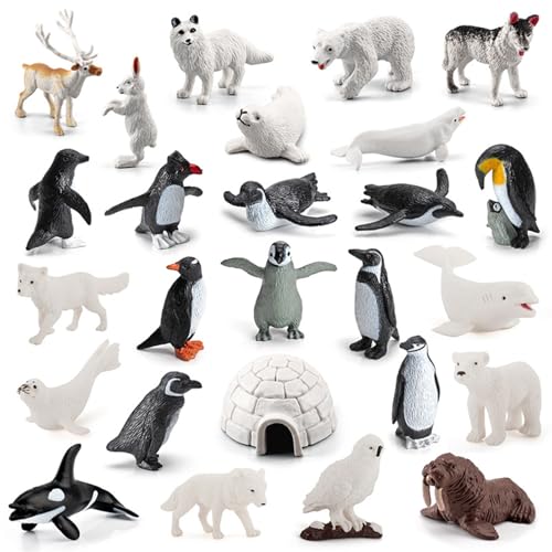Nankoyal Polartierfiguren-Set - Robuste Polartierfiguren aus dem arktischen Meer für Kinder - Polartierfiguren für Lernspielzeug für Kinder Nankoyal Polartierfiguren-Set - Robuste Polartierfiguren aus dem arktischen Meer für Kinder - Polartierfiguren für Lernspielzeug für Kinder von Nankoyal